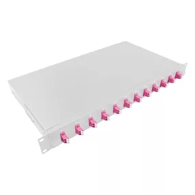   Logilink Optkai kábel elosztó, 19" (ODF) LC-DX 12 P (F12LC4G)