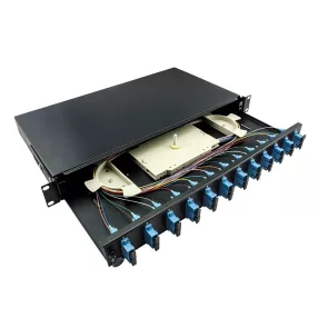   Logilink Optikai kábel elosztó, 19" (ODF) SC-DX 12 P (F12SD2B)