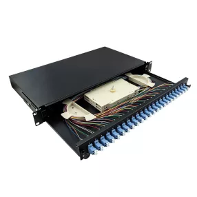   Logilink Optikai kábel elosztó, 19" (ODF) LC-DX 24 P (F24LC2B)