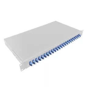   Logilink Optikai kábel elosztó, 19" (ODF) LC-DX 24 P, szürke (F24LC2G)