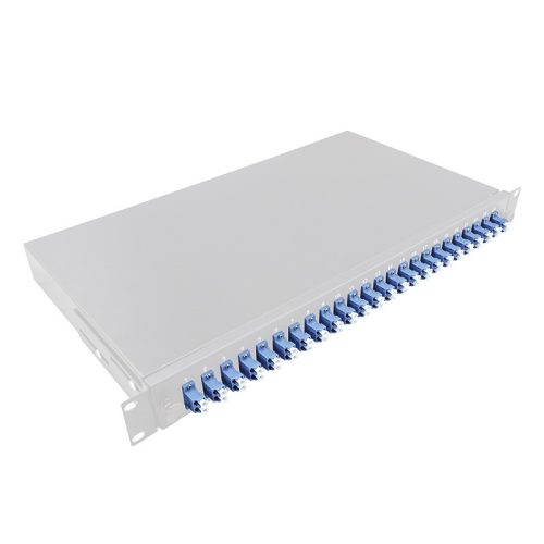 Logilink Optikai kábel elosztó, 19" (ODF) LC-DX 24 P, szürke