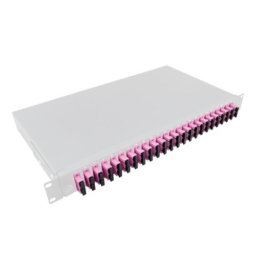 Logilink optikai kábel elosztó, 19" (ODF) SC-DX 24 P, szürke