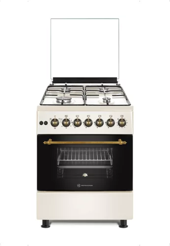 Novacook F6B40EF RETRO kombinált tűzhely 57 x 58 cm