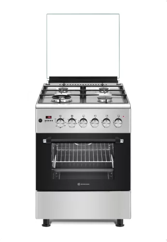 Novacook F6TS40E6-HI Exclusive Line 60 inox kombinált tűzhely 60 x 60 cm