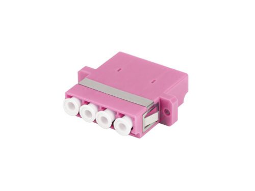 LANBERG SZÁLOPTIKAI ADAPTER MM LC/UPC QUAD OM4