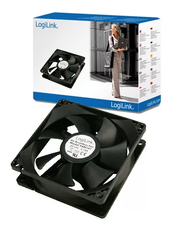 Logilink Ventilátor 80x80x25mm fekete (FAN101)