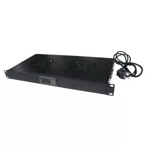   Logilink 19" ventilátor egység 2 ventilátorral, fekete (FAU02FB)