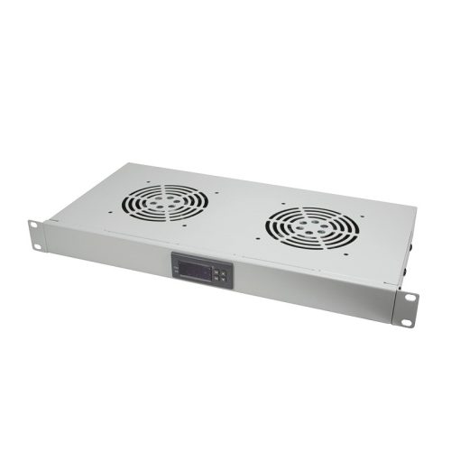 Logilink 19" ventilátor egység 2 ventilátorral, szürke
