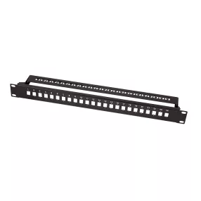  Logilink 19" száloptikai panel 24 os LC Duplex vagy SC egyoldalas adapterhez (FB0002B)