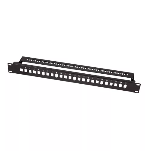 Logilink 19" száloptikai panel 24 os LC Duplex vagy SC egyoldalas adapterhez (FB0002B)