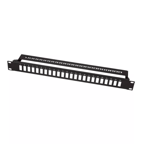 Logilink 19" száloptikai panel 24  SC-Duplex vagy LC-Quad adapterhez (FB0003B)