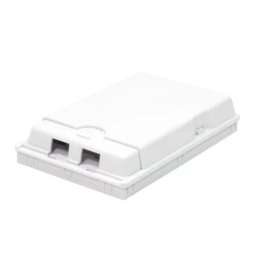 Logilink FTTH végdoboz, 2 port, falra szerelhető, fehér (FB1001)
