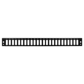   Logilink Előlap 24 x SC-Duplex vagy LC-Quad száloptikai patch panelhez, fekete (FB2402B)