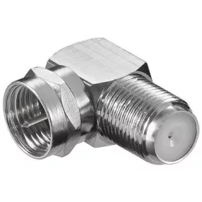  Well FC-M/F90-WL SAT könyök adapter, F dugó – F alj, renkforce