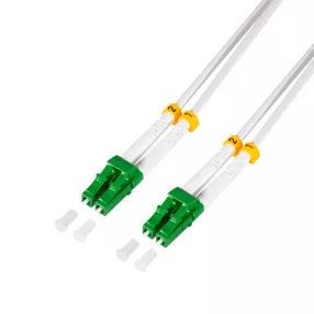   Logilink Acél páncélozott szálas patch kábel OS2, Duplex LC/APC - LC/APC, 20 m (FC0LC20)