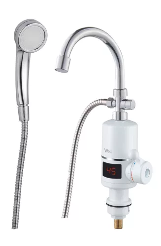 Well FCT-EL-DRIZZLE-WL Elektromos átfolyós vízmelegítő csaptelep
