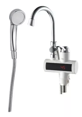 Well FCT-EL-SPRINKLE-WL Elektromos átfolyós vízmelegítő csaptelep, zuhanyfejjel