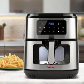   Girmi FG89 Ecofrit XXL Forrólevegős sütő 9,2 literes űrtartalommal, 60 perces időzítővel, sok extra szolgáltatással