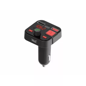   Well FMTRANS-BT-SNAPPY-WL Bluetooth 5.3 FM transmitter, MP3, WMA, WAV, APE, FLAC