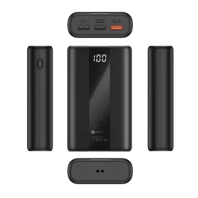   Forcell F-Energy Energo Power Bank P20K2 QC3.0 PD 3A 22,5W 20000 mAh fekete