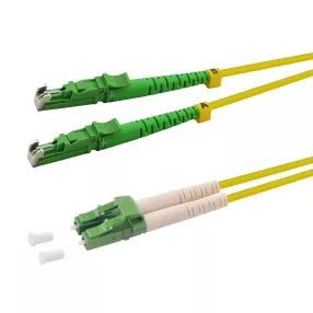   Logilink Fiber duplex patch kábel, OS2, 9/125 , LSH-LC, APC 8 , sárga, 10 m (FP0EL10)