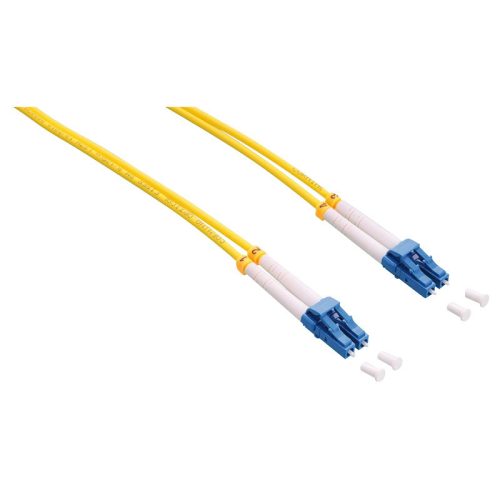 LogiLink Fiber duplex patch kábel, OS2, 9/125 , LC-LC, sárga, 1 m