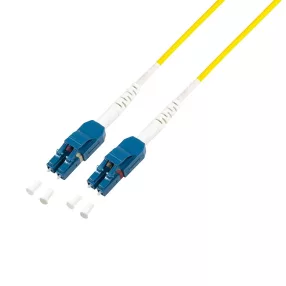   Logilink Fiber duplex patch kábel, OS2, 9/125 , Uniboot LC-LC, sárga, 3 m (FP0UB03)