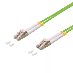  Logilink Fiber duplex patch kábel, OM5, 50/125 , LC-LC, lime zöld, 5 m (FP5LC05)