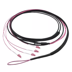   LogiLink Fiber optic trunk kábel U-DQ(ZN)BH, 4 magos többmódusú OM4, LC/UPC - LC/UPC, 10 m (FT1U010)