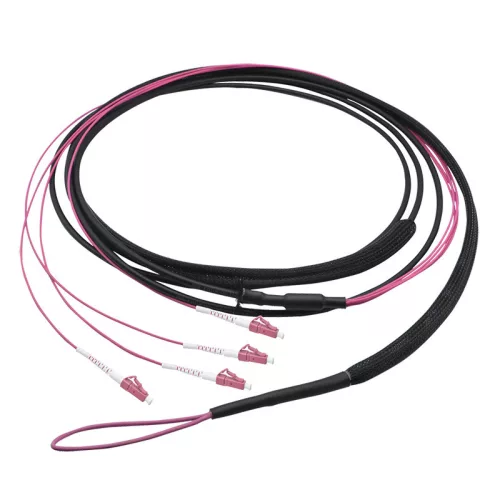 LogiLink Fiber törzskábel U-DQ(ZN)BH, 4 eres multimódusú OM4, 40 m, LC/UPC - LC/UPC (FT1U040)