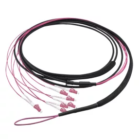   LogiLink Fiber optic trunk kábel U-DQ(ZN)BH, 8 magos többmódusú OM4, LC/UPC - LC/UPC, 10 m (FT2U010)