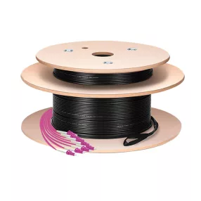   LogiLink Fiber törzskábel U-DQ(ZN)BH, 8 eres multimódusú OM4,120 m, LC/UPC - LC/UPC (FT2U120)