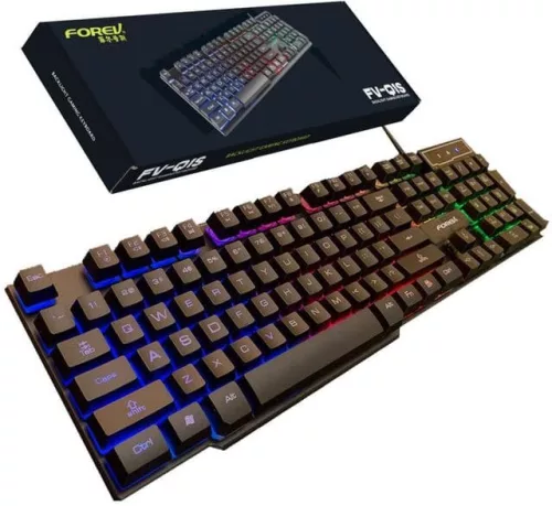 Forev FV-Q1S magyar gamer billentyűzet rgb led világítással
