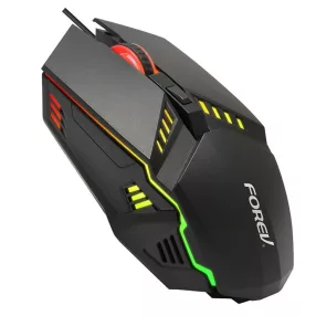 FOREV FV-Q3 rgb led-es optikai gamer egér 1600 DPI
