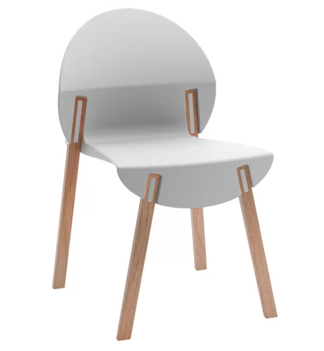 Delusso Compasso szék - Neutral Grey, FY-840-CHA-C-94347