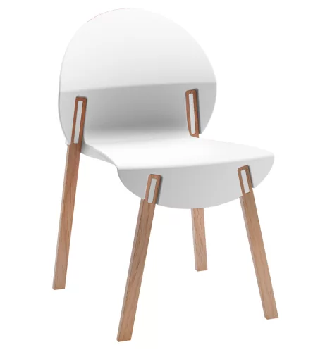 Delusso Compasso szék - White, FY-840-CHA-C-96267