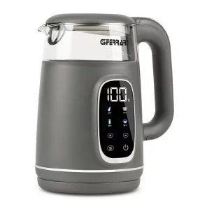  G3 Ferrari G10224 Tisaniere Glass hőfokszabályzású üveg vízforraló, digitális érintőkijelző, melegen tartás funkció, 1.7 liter (G1022400)