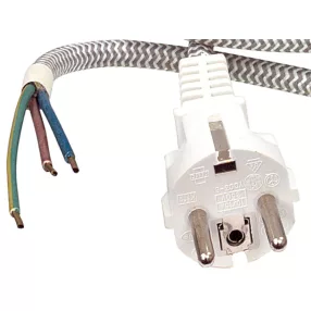   VASALÓ HÁLÓZATI CSATLAKOZÓKÁBEL / VASALÓZSINÓR 3 MÉTER (3X0.75MMÂ²)