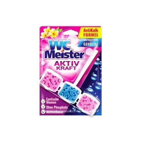   WC MEISTER WC ILLATOSÍTÓ TISZTÍTÓ BLOCK - EXOTIC FLOWERS 45G