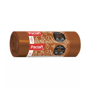   PACLAN SZELEKTÍV BIO HULLADÉK GYŰJTŐ SZEMETESZSÁK 35L (20DB/TEKERCS) 50CMX60CM 9MY