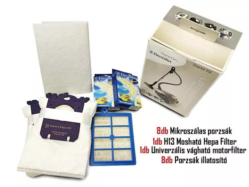 ELECTROLUX USK3 STARTER KIT / KEZDŐ KÉSZLET  9001661520 GYÁRI (8DB+2FILTER+8DB ILLATOSÍTÓ/CSOMAG)