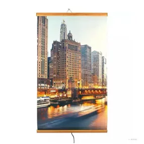   EvoKing Dekoratív elektromos infrapanel, Manhattan képpel, GER-003