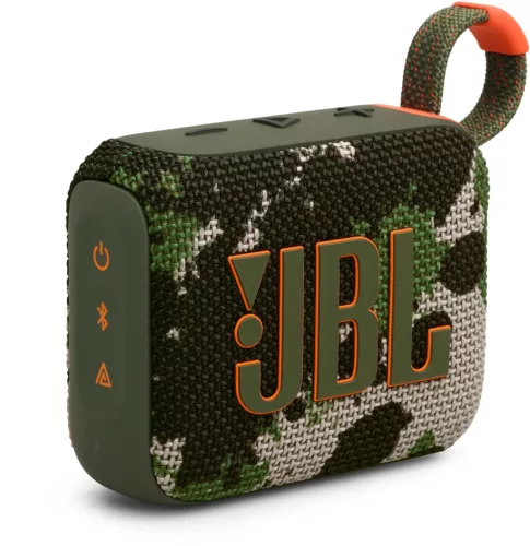 JBL Go 4 Squad hordozható Bluetooth hangszóró, terepmintás
