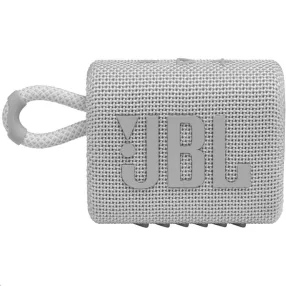   JBL Go 3 vízálló hordozható Bluetooth hangszóró fehér (JBLGO3WHT)