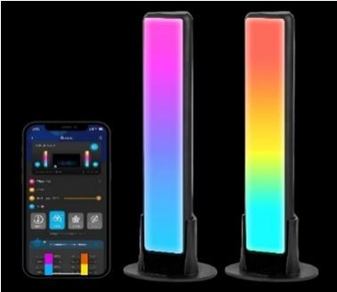 Govee RGBICWW WiFi + Bluetooth Flow Plus fénysávok, GOVH6056