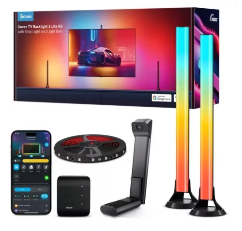 Govee TV háttérvilágítás készlet 2 (H6099+H6046) Hang + Wifi + Bluetooth vezérlésel, GOVH605A