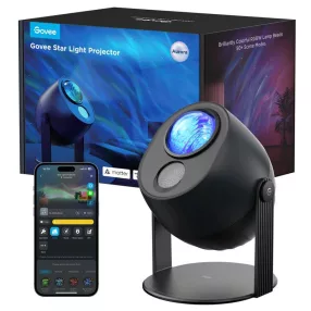   Govee Galaxy Star Projector 16 millió szín, 52 jelenet mód, éjszakai fény, Matter, Wifi + Bluetooth vezérléssel, GOVH6093