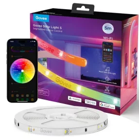   Govee RGBIC Wi-Fi + Bluetooth LED szalagfények védőbevonattal (5M) Hang + Wifi + Bluetooth vezérléssel, GOVH612A
