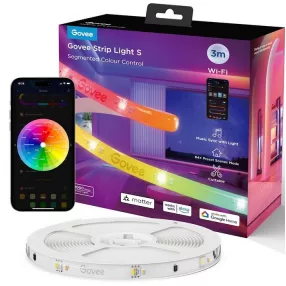   Govee RGBIC  LED szalagfények védőbevonattal (3M) Hang + Wifi + Bluetooth vezérlésel, GOVH612F