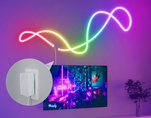 Govee Neon LED szilikon bevonattal rendelkező szalagfény ( 3 m ) Hang + Wifi + Bluetooth vezérlésel, GOVH61A0